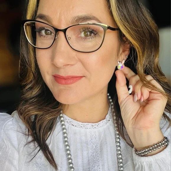 NEW Iridescent Gem Silver Bunny Earrings 🐰 - Picture 5 of 11